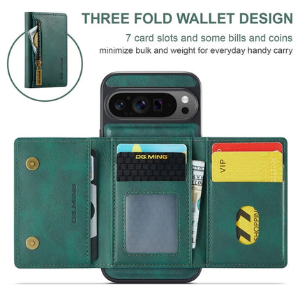 DG.MING M5 Series For Google Pixel 9 Pro XL Case Detachable Magnetic Leather Phone Cover with Card Slots
