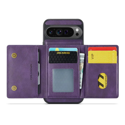 DG.MING M5 Series For Google Pixel 9 Pro XL Case Detachable Magnetic Leather Phone Cover with Card Slots