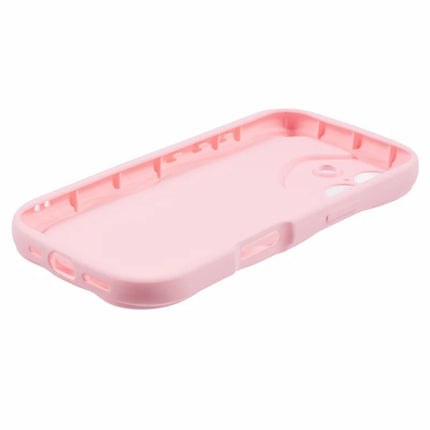 For iPhone 16 Plus Case Candy Color Phone Shell Rubberized TPU Cover