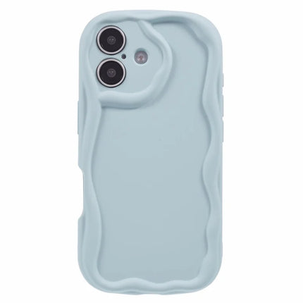 For iPhone 16 Plus Case Candy Color Phone Shell Rubberized TPU Cover