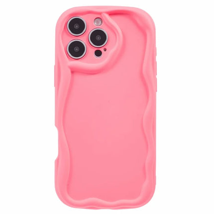 For iPhone 16 Pro Max Case Candy Color Phone Shell Rubberized TPU Cover