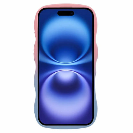 JTW Series for iPhone 16 Plus TPU Phone Case Gradient Color Rubberized Cover