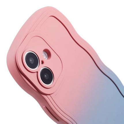 JTW Series for iPhone 16 Plus TPU Phone Case Gradient Color Rubberized Cover