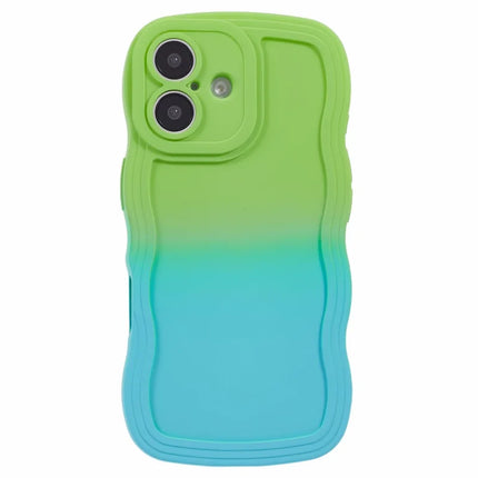 JTW Series for iPhone 16 Plus TPU Phone Case Gradient Color Rubberized Cover