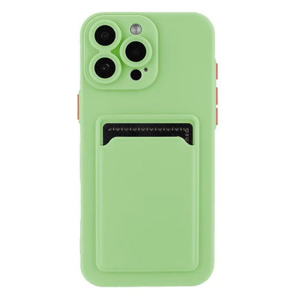 For iPhone 16 Pro Max Case Flexible TPU Phone Cover with Back Card Slot