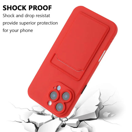 For iPhone 16 Pro Max Case Flexible TPU Phone Cover with Back Card Slot