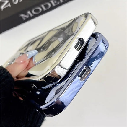 For iPhone 16 Pro Max Case Electroplated TPU Shell Meteorite Texture Phone Cover