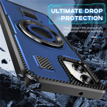 For Samsung Galaxy A06 Case TPU+PC Kickstand Phone Cover with Silicone Finger Strap