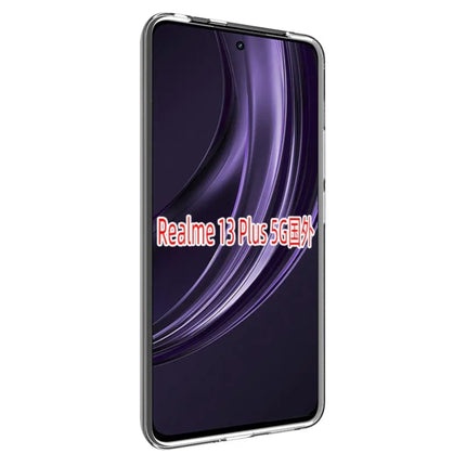 10Pcs / Pack For Realme Realme 13+ 5G / 13 Pro 5G (China) Clear Case Watermark-Free TPU Protective Cover