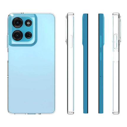 10Pcs / Pack For Motorola Moto G75 5G Clear Case Watermark-Free TPU Protective Cover