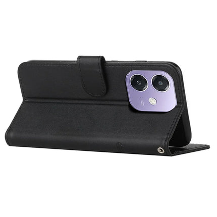 For Oppo A3x 4G / 5G (India) / A3 4G / 5G / A40 4G / A60 5G Case Stand Flip Protective Leather Phone Cover