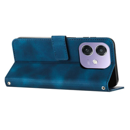 For Oppo A3x 4G / 5G (India) / A3 4G / 5G / A40 4G / A60 5G Case Handbag Imprinted Triangle Leather Phone Cover