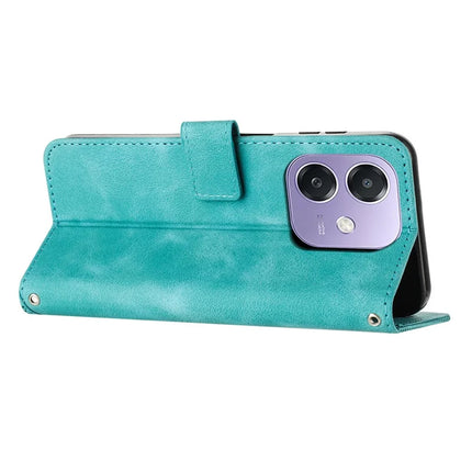 For Oppo A3x 4G / 5G (India) / A3 4G / 5G / A40 4G / A60 5G Case Handbag Imprinted Triangle Leather Phone Cover