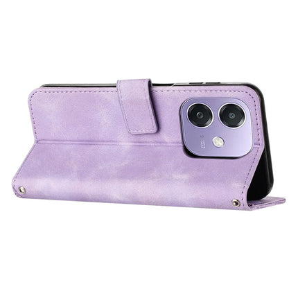 For Oppo A3x 4G / 5G (India) / A3 4G / 5G / A40 4G / A60 5G Case Handbag Imprinted Triangle Leather Phone Cover