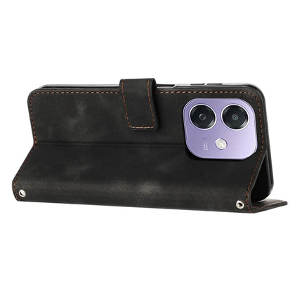 For Oppo A3x 4G / 5G (India) / A3 4G / 5G / A40 4G / A60 5G Case Handbag Imprinted Triangle Leather Phone Cover