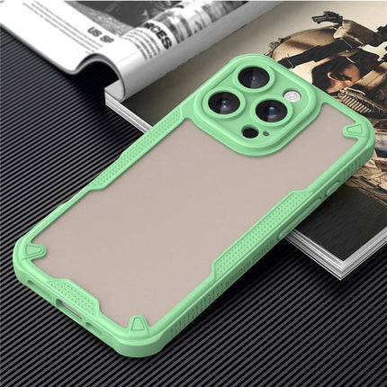 Armor Series For iPhone 16 Pro Max Case PC+TPU Semi-Transparent Frosted Finish Protective Phone Cover
