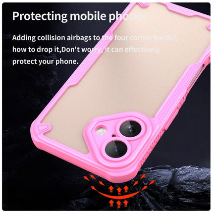 Armor Series For iPhone 16 Plus Case PC+TPU Semi-Transparent Frosted Finish Protective Phone Cover