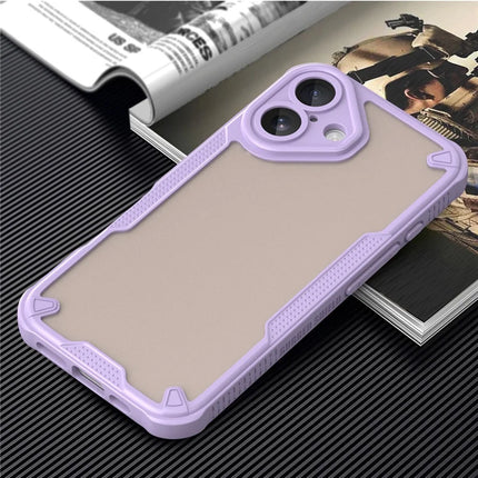 Armor Series For iPhone 16 Plus Case PC+TPU Semi-Transparent Frosted Finish Protective Phone Cover