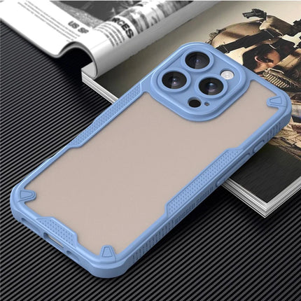 Armor Series For iPhone 16 Pro Case PC+TPU Semi-Transparent Frosted Finish Protective Phone Cover