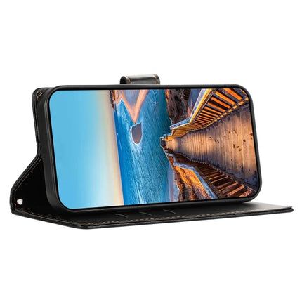 DF-06 For OnePlus Nord 4 Phone Case Line Imprint Leather Wallet Cover