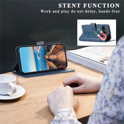 DF-06 For OnePlus Nord 4 Phone Case Line Imprint Leather Wallet Cover