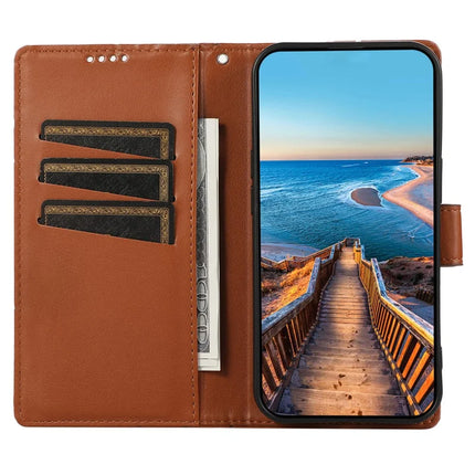 DF-06 For OnePlus Nord 4 Phone Case Line Imprint Leather Wallet Cover