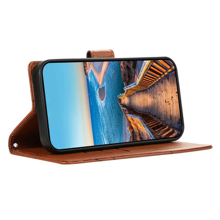 DF-06 For OnePlus Nord 4 Phone Case Line Imprint Leather Wallet Cover
