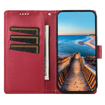 DF-06 For OnePlus Nord 4 Phone Case Line Imprint Leather Wallet Cover