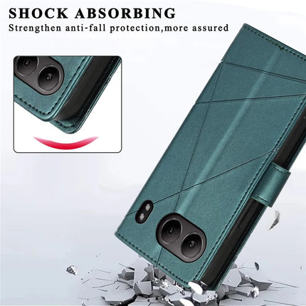 DF-06 For OnePlus Nord 4 Phone Case Line Imprint Leather Wallet Cover
