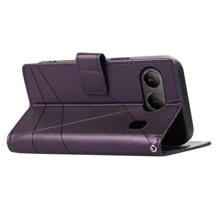 DF-06 For OnePlus Nord 4 Phone Case Line Imprint Leather Wallet Cover