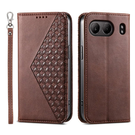 For OnePlus Nord 4 Case Calf Texture PU Leather Phone Cover with Wallet - Brown