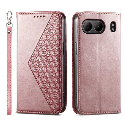 For OnePlus Nord 4 Case Calf Texture PU Leather Phone Cover with Wallet - Rose Gold
