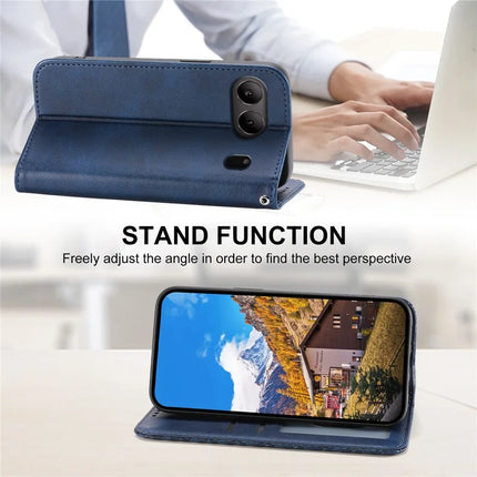 For OnePlus Nord 4 Case Calf Texture PU Leather Phone Cover with Wallet