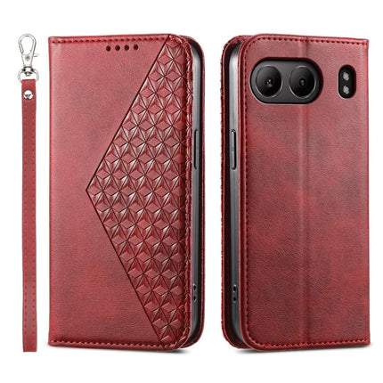 For OnePlus Nord 4 Case Calf Texture PU Leather Phone Cover with Wallet - Red