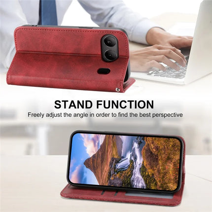 For OnePlus Nord 4 Case Calf Texture PU Leather Phone Cover with Wallet