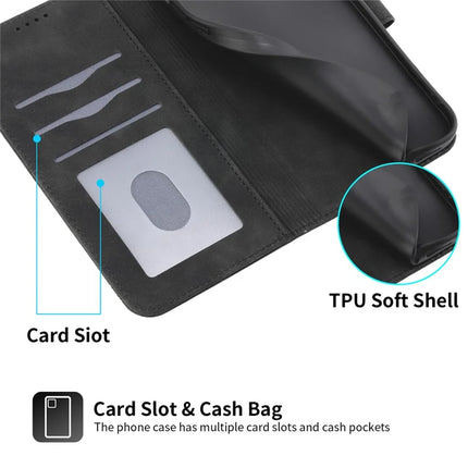 DIERFENG DF-03 For OnePlus Nord 4 Leather Case Lines Imprint Wallet Phone Cover