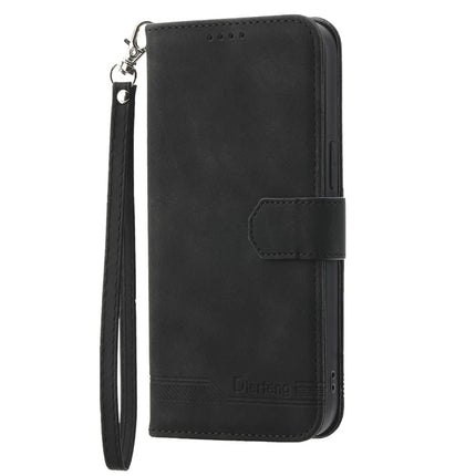 DIERFENG DF-03 For OnePlus Nord 4 Leather Case Lines Imprint Wallet Phone Cover