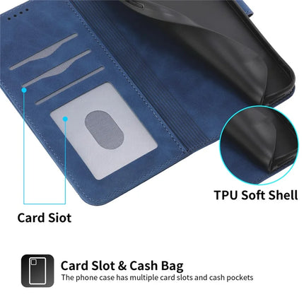 DIERFENG DF-03 For OnePlus Nord 4 Leather Case Lines Imprint Wallet Phone Cover