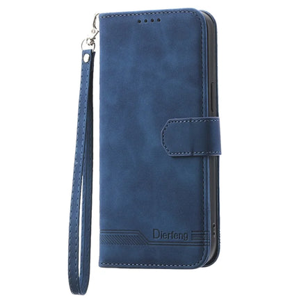 DIERFENG DF-03 For OnePlus Nord 4 Leather Case Lines Imprint Wallet Phone Cover