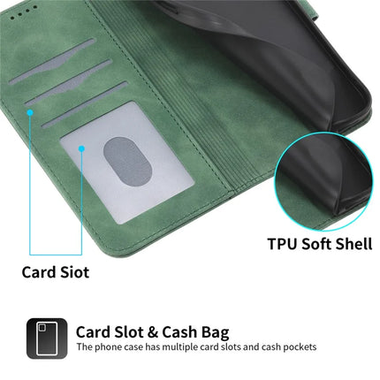 DIERFENG DF-03 For OnePlus Nord 4 Leather Case Lines Imprint Wallet Phone Cover