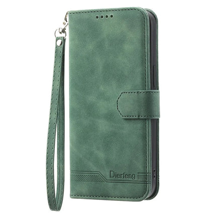 DIERFENG DF-03 For OnePlus Nord 4 Leather Case Lines Imprint Wallet Phone Cover