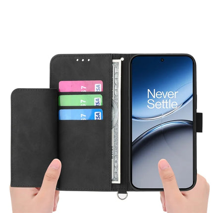 For OnePlus Nord 4 Case Flower Pattern PU Leather Wallet Phone Cover with Strap