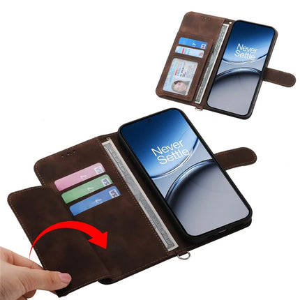 For OnePlus Nord 4 Case Flower Pattern PU Leather Wallet Phone Cover with Strap