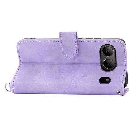 For OnePlus Nord 4 Case Flower Pattern PU Leather Wallet Phone Cover with Strap