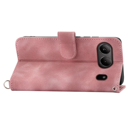 For OnePlus Nord 4 Case Flower Pattern PU Leather Wallet Phone Cover with Strap