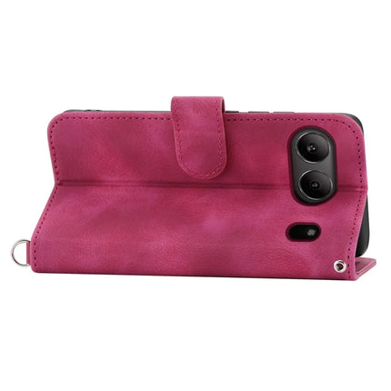 For OnePlus Nord 4 Case Flower Pattern PU Leather Wallet Phone Cover with Strap