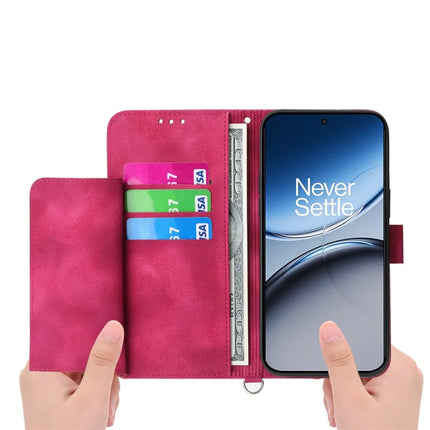 For OnePlus Nord 4 Case Flower Pattern PU Leather Wallet Phone Cover with Strap