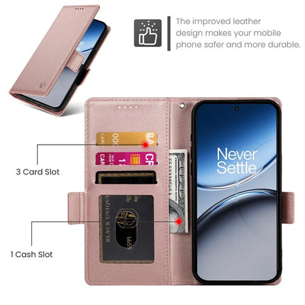 DF-010 For OnePlus Nord 4 Stand Case PU Leather Wallet Phone Cover