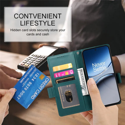 DF-010 For OnePlus Nord 4 Stand Case PU Leather Wallet Phone Cover