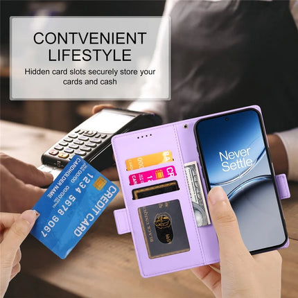 DF-010 For OnePlus Nord 4 Stand Case PU Leather Wallet Phone Cover
